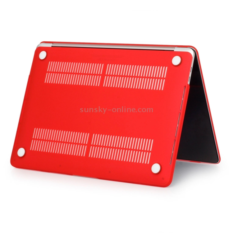 ENKAY Hat-Prince 2 in 1 Frosted Hard Shell Plastic Protective Case + Europe Version Ultra-thin TPU Keyboard Protector Cover for 2016 MacBook Pro 15.4 Inch with Touch Bar (A1707) (Red) ENKAY Hat-Prince 2 in 1 Frosted Hard Shell Plastic Protective Case + Europe Version Ultra-thin TPU Keyboard Protector Cover for 2016 MacBook Pro 15.4 Inch with Touch Bar (A1707) (Red)