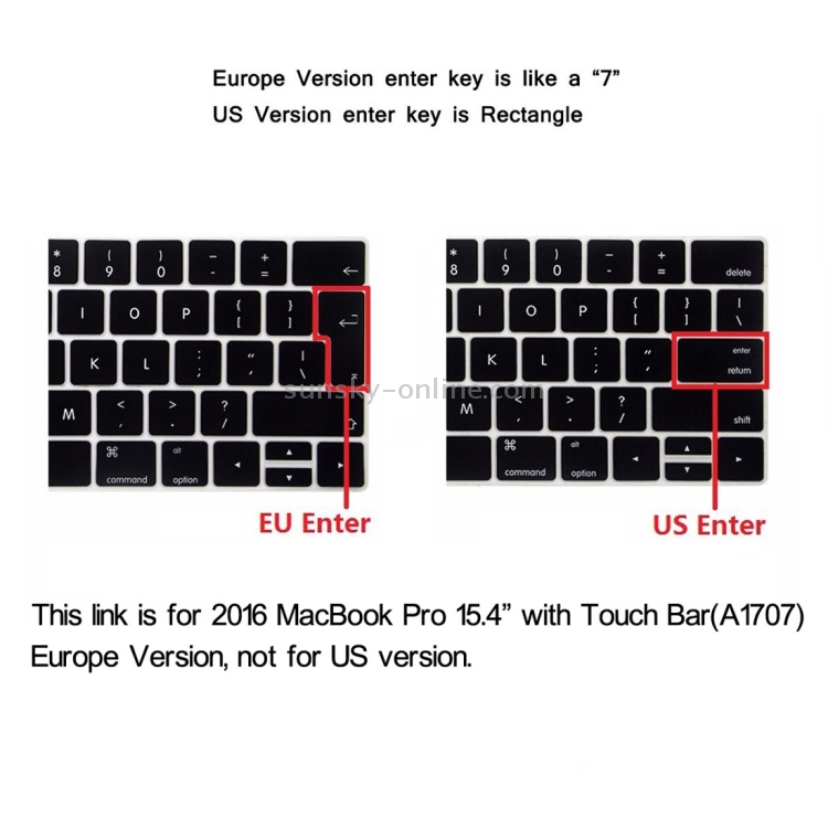 ENKAY Hat-Prince 2 in 1 Frosted Hard Shell Plastic Protective Case + Europe Version Ultra-thin TPU Keyboard Protector Cover for 2016 MacBook Pro 15.4 Inch with Touch Bar (A1707) (Red) ENKAY Hat-Prince 2 in 1 Frosted Hard Shell Plastic Protective Case + Europe Version Ultra-thin TPU Keyboard Protector Cover for 2016 MacBook Pro 15.4 Inch with Touch Bar (A1707) (Red)