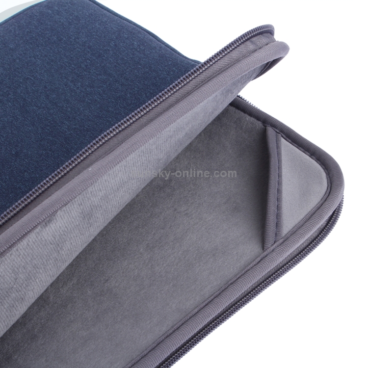 For Macbook Pro 13.3 inch Laptop Bag Soft Portable Package Pouch (Blue) For Macbook Pro 13.3 inch Laptop Bag Soft Portable Package Pouch (Blue)