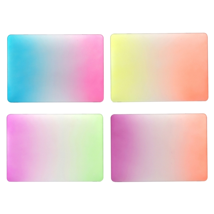 Laptop Rainbow Pattern PC Protective Case for MacBook Pro 15.4 inch A1990 (2018) (Blue + Magenta) Laptop Rainbow Pattern PC Protective Case for MacBook Pro 15.4 inch A1990 (2018) (Blue + Magenta)