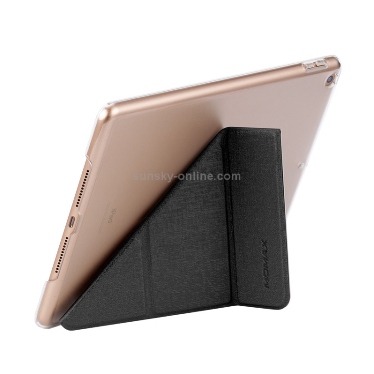 For iPad 10.2 2021 / 2020 / 2019 MOMAX PC + PU Horizontal Flip Leather Case with Holder & Sleep / Wake-up Function (Black) For iPad 10.2 2021 / 2020 / 2019 MOMAX PC + PU Horizontal Flip Leather Case with Holder & Sleep / Wake-up Function (Black)