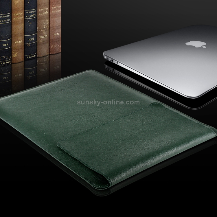 4 in 1 Laptop PU Leather Bag + Power Bag + Cable Tie + Mouse Bag for MacBook 13 inch (Green) 4 in 1 Laptop PU Leather Bag + Power Bag + Cable Tie + Mouse Bag for MacBook 13 inch (Green)