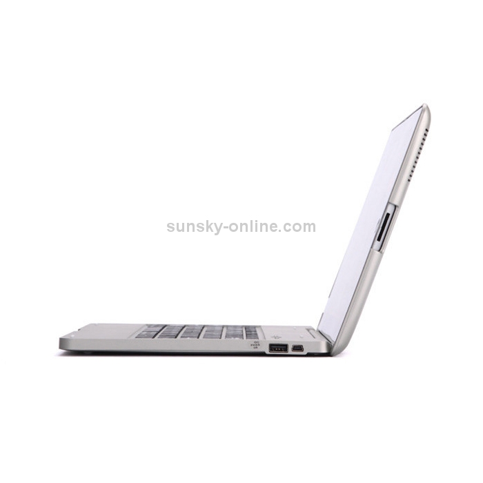 P2095 For iPad 4 / 3 / 2 Laptop Version Aluminum Alloy Bluetooth Keyboard Tablet Case(Silver) P2095 For iPad 4 / 3 / 2 Laptop Version Aluminum Alloy Bluetooth Keyboard Tablet Case(Silver)