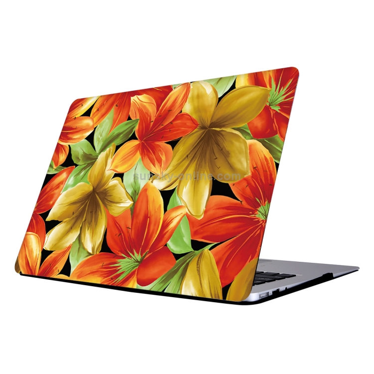 RS-702 Colorful Printing Laptop Plastic Protective Case for MacBook Air 13.3 inch A1932 (2018) / A2179 (2020)