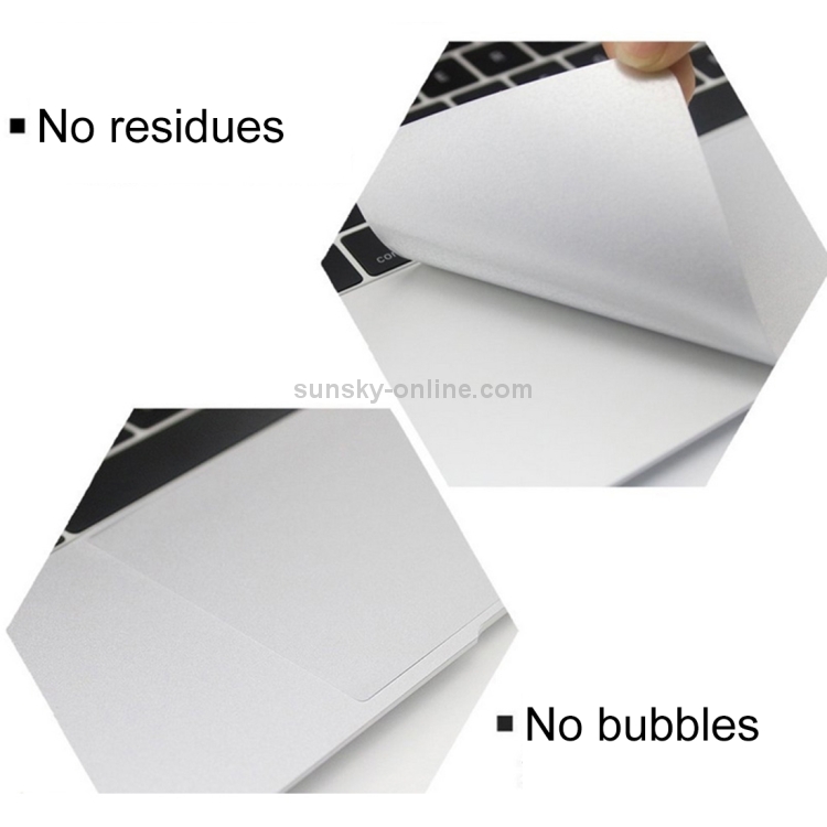 Palm & Trackpad Protector Sticker for MacBook Pro 15 (A1286) (Silver)