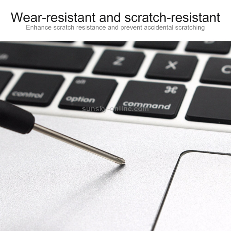 Palm & Trackpad Protector Sticker for MacBook Pro 15 (A1286) (Silver)