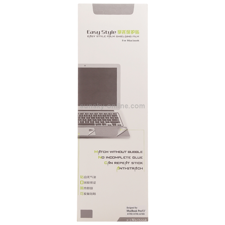 Palm & Trackpad Protector Sticker for MacBook Pro 13 (A1706 / A1708 / A1989 / A2159)(Grey) Palm & Trackpad Protector Sticker for MacBook Pro 13 (A1706 / A1708 / A1989 / A2159)(Grey)