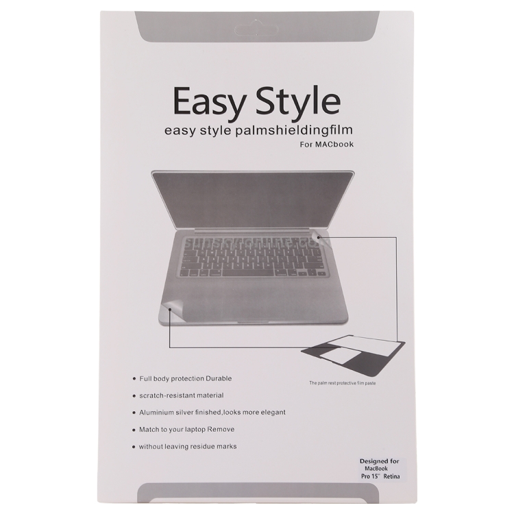 Palm & Trackpad Protector Full Sticker for MacBook Pro 15 Retina (A1398) (Silver) Palm & Trackpad Protector Full Sticker for MacBook Pro 15 Retina (A1398) (Silver)