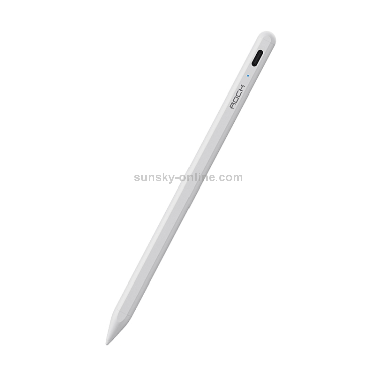 ROCK B02 para iPad Tablet PC Anti-mistouch Lápiz capacitivo activo Stylus Pen (blanco) - 1