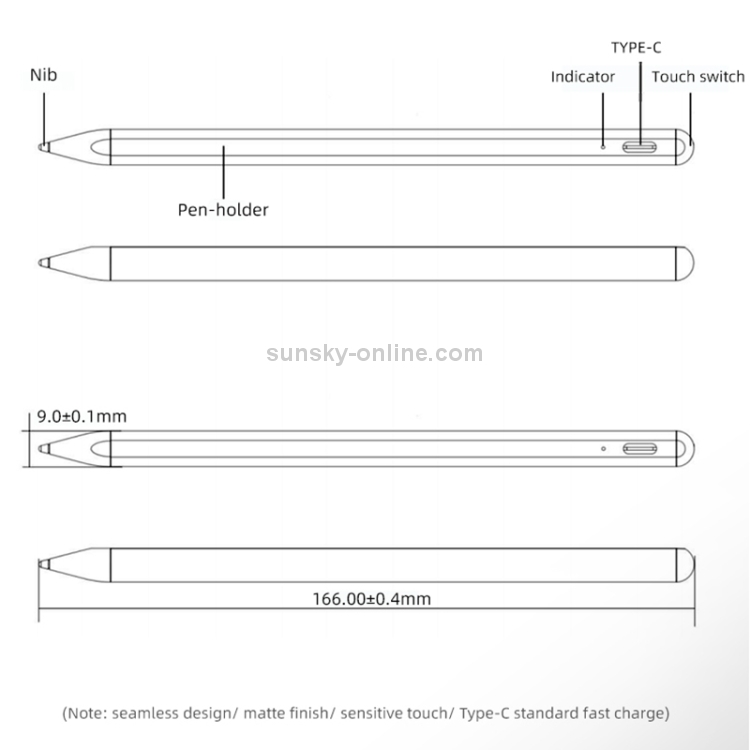 ROCK B02 For iPad Tablet PC Anti-mistouch Active Capacitive Pen Stylus Pen (White) ROCK B02 For iPad Tablet PC Anti-mistouch Active Capacitive Pen Stylus Pen (White)