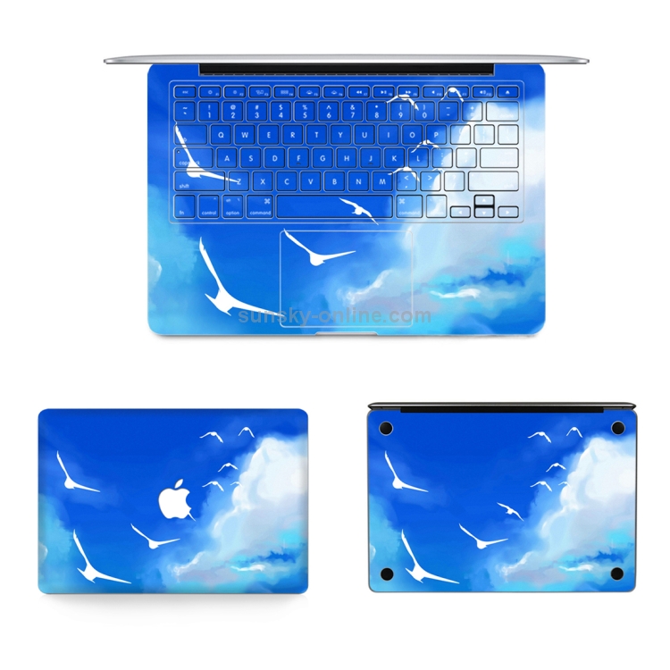 3 in 1 MB-FB16 (17) Full Top Protective Film + Full Keyboard Protector Film + Bottom Film Set for MacBook Air 13.3 inch A1466 (2012 - 2017) / A1369 (2010 - 2012), US Version