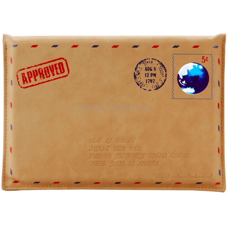 SWISH Universal Envelope Style Earth Stamp Leather Case for Macbook 11.6 / 12 inch, Size: 33.5 x 22 cm SWISH Universal Envelope Style Earth Stamp Leather Case for Macbook 11.6 / 12 inch, Size: 33.5 x 22 cm
