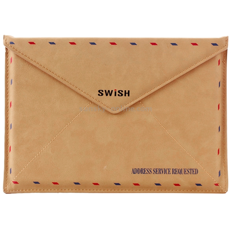 SWISH Universal Envelope Style Earth Stamp Leather Case for Macbook 11.6 / 12 inch, Size: 33.5 x 22 cm SWISH Universal Envelope Style Earth Stamp Leather Case for Macbook 11.6 / 12 inch, Size: 33.5 x 22 cm