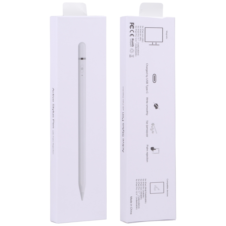 P7-C Active Capacitive Stylus Pen with Palm Rejection for iPad After 2018 Version P7-C Active Capacitive Stylus Pen with Palm Rejection for iPad After 2018 Version
