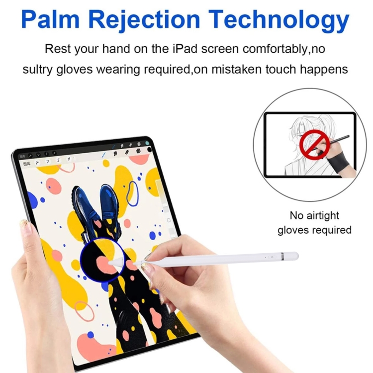 P7-C Pen con lápiz óptico capacitivo activo con rechazo de palma para iPad después de la versión 2018 - 4
