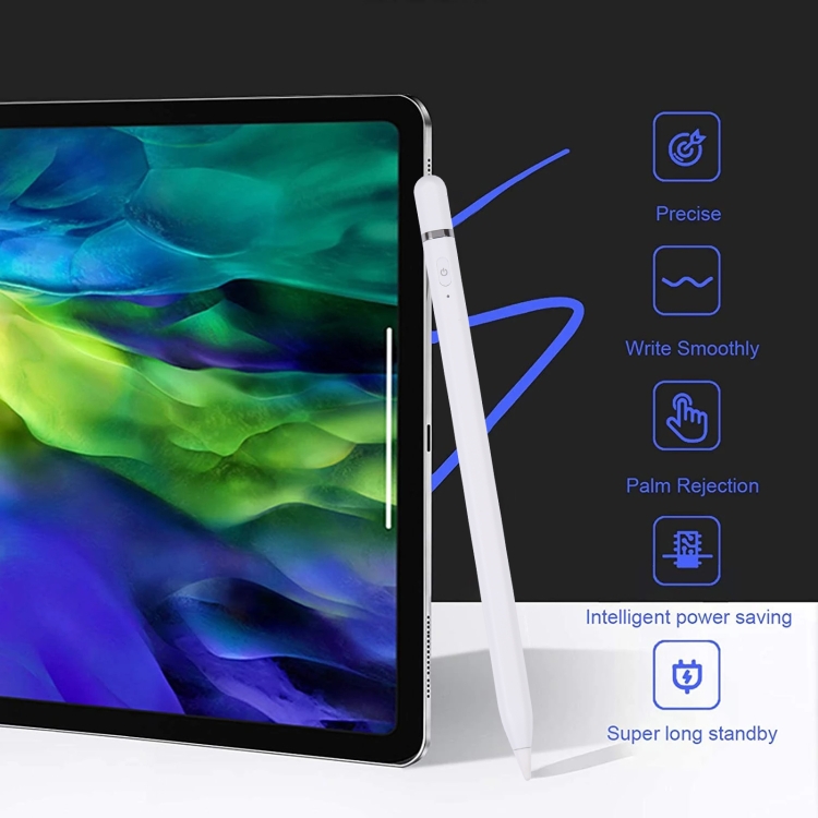 P7-C Pen con lápiz óptico capacitivo activo con rechazo de palma para iPad después de la versión 2018 - 5