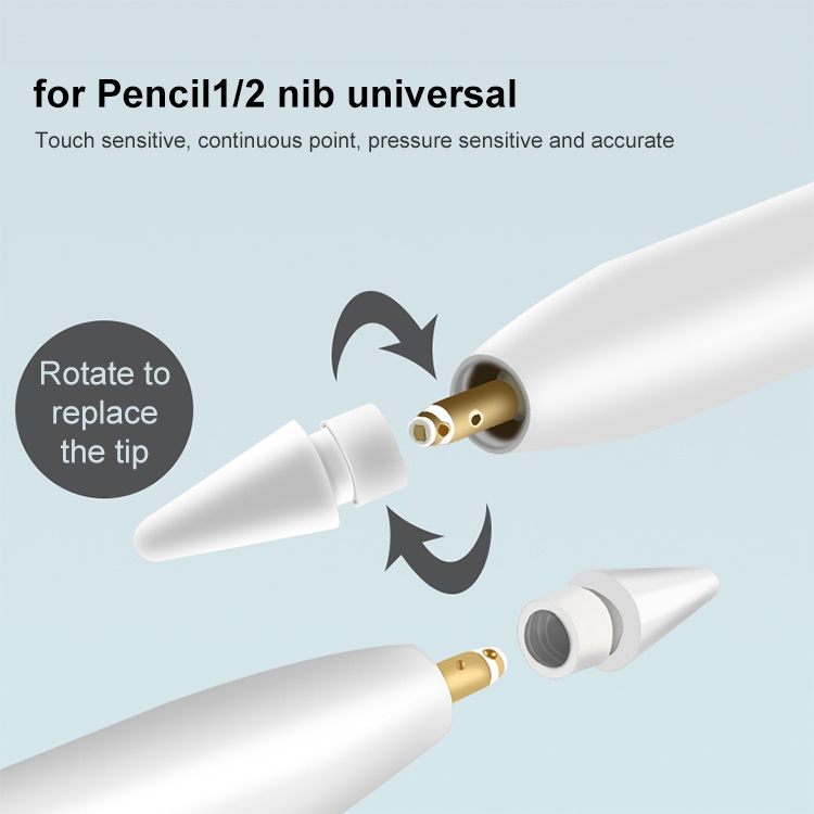 Consejo de lápiz óptico original para Apple Pencil 1/2 - 2