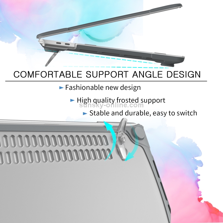 For MacBook Pro 16 inch A2141 (2019) PC + TPU Two Colors Laptop Protective Case(Grey) For MacBook Pro 16 inch A2141 (2019) PC + TPU Two Colors Laptop Protective Case(Grey)