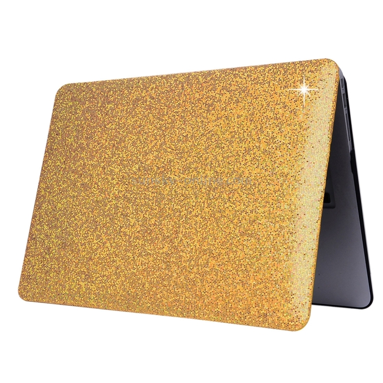For Macbook Pro Retina 13.3 inch (Late 2013 - 2014) A1245 & A1502 / ME865 / ME864 / ME866 / MGX72 / MGX82 Glitter Powder Laptop PC Protective Case (Gold) For Macbook Pro Retina 13.3 inch (Late 2013 - 2014) A1245 & A1502 / ME865 / ME864 / ME866 / MGX72 / MGX82 Glitter Powder Laptop PC Protective Case (Gold)
