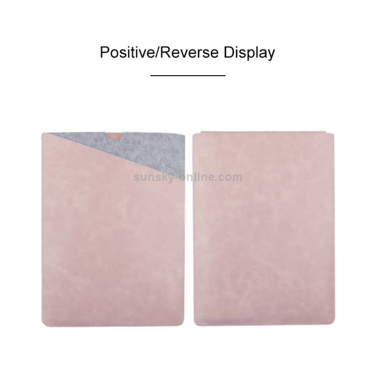 Laptop Microfiber Leather Double Layer Inner Bag for Macbook Air Retina 13.3 inch (2018) (Rose Gold) Laptop Microfiber Leather Double Layer Inner Bag for Macbook Air Retina 13.3 inch (2018) (Rose Gold)