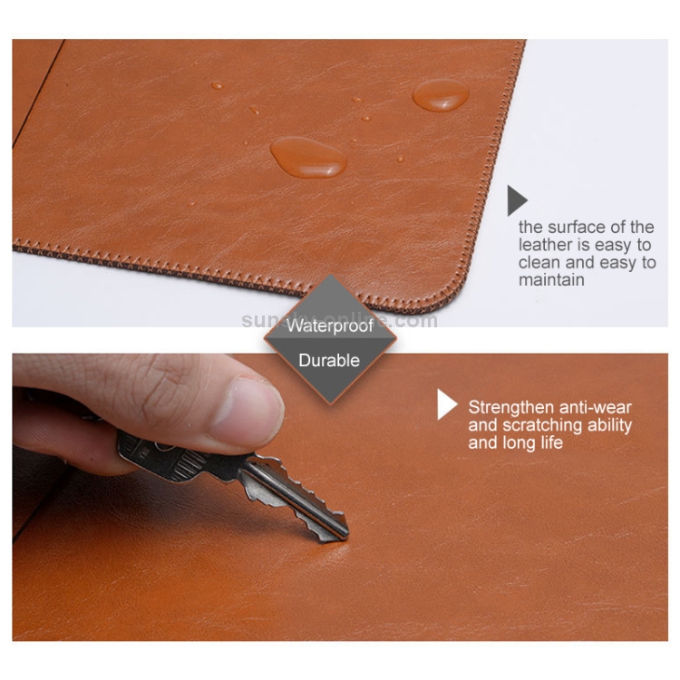 Horizontal Elastic Band Laptop Microfiber Leather Inner Bag for MacBook Pro 13.3 inch (Dark Brown) Horizontal Elastic Band Laptop Microfiber Leather Inner Bag for MacBook Pro 13.3 inch (Dark Brown)
