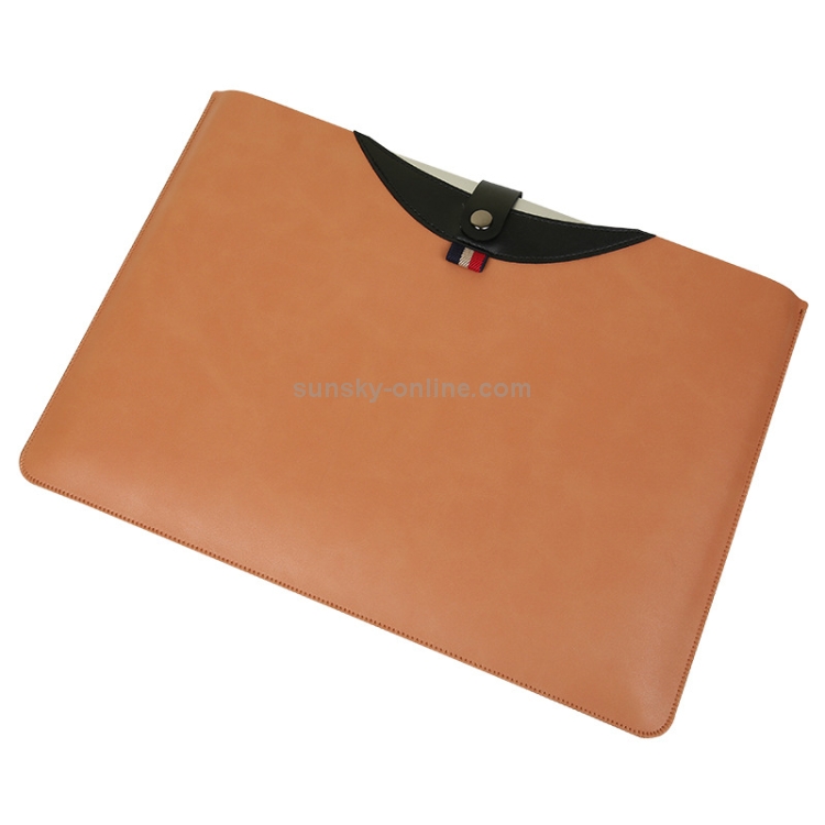 Horizontal Magnetic Buckle Laptop Microfiber Leather Inner Bag for MacBook Air 11.6 inch(Brown) Horizontal Magnetic Buckle Laptop Microfiber Leather Inner Bag for MacBook Air 11.6 inch(Brown)