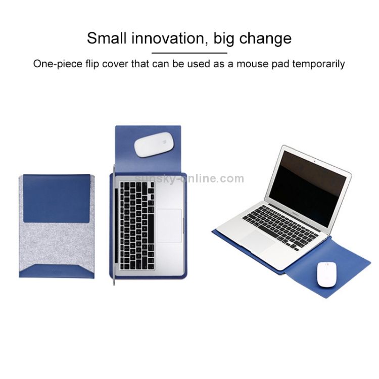 4 in 1 Laptop Crazy Horse Texture Fur Felt Inner Bag + Power Bag + Mouse Storage Bag + 3 Earphone Cable Winders for MacBook 15.4 inch (2016 - 2017) (Light Brown) 4 in 1 Laptop Crazy Horse Texture Fur Felt Inner Bag + Power Bag + Mouse Storage Bag + 3 Earphone Cable Winders for MacBook 15.4 inch (2016 - 2017) (Light Brown)