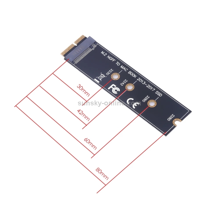 M.2 PCIE NVME SSD a Mac Book Air Pro 2013-2017 SSD Duro Improy Drive Adaptador para A1465 A1466 A1398 A1502 - 1