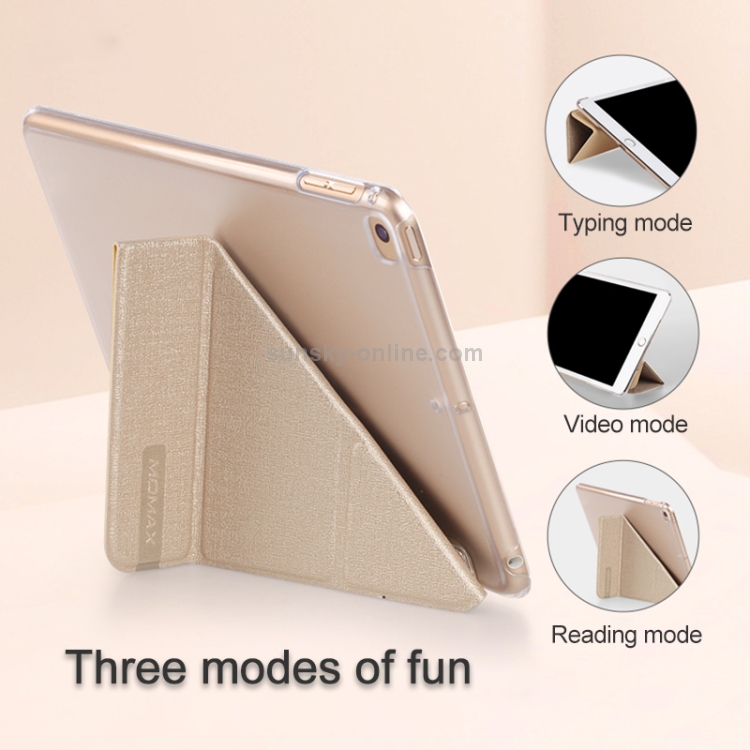 MOMAX For iPad mini (2019) PC + PU Horizontal Flip Leather Case with Holder & Sleep / Wake-up Function(Black) MOMAX For iPad mini (2019) PC + PU Horizontal Flip Leather Case with Holder & Sleep / Wake-up Function(Black)