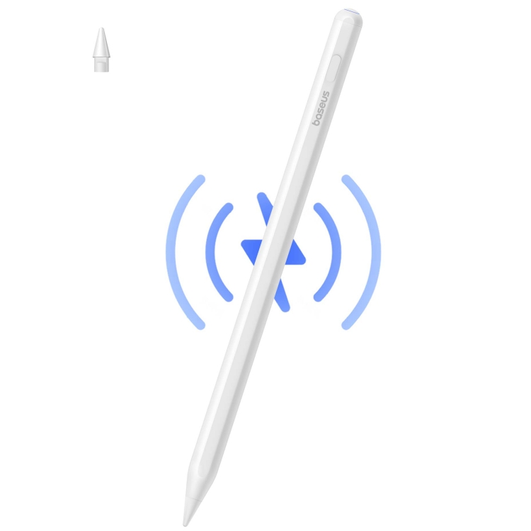 Baseus Smooth Writing Serie 2 Lápiz capacitivo de escritura Versión Bluetooth activa con cable tipo C (Blanco) - 1