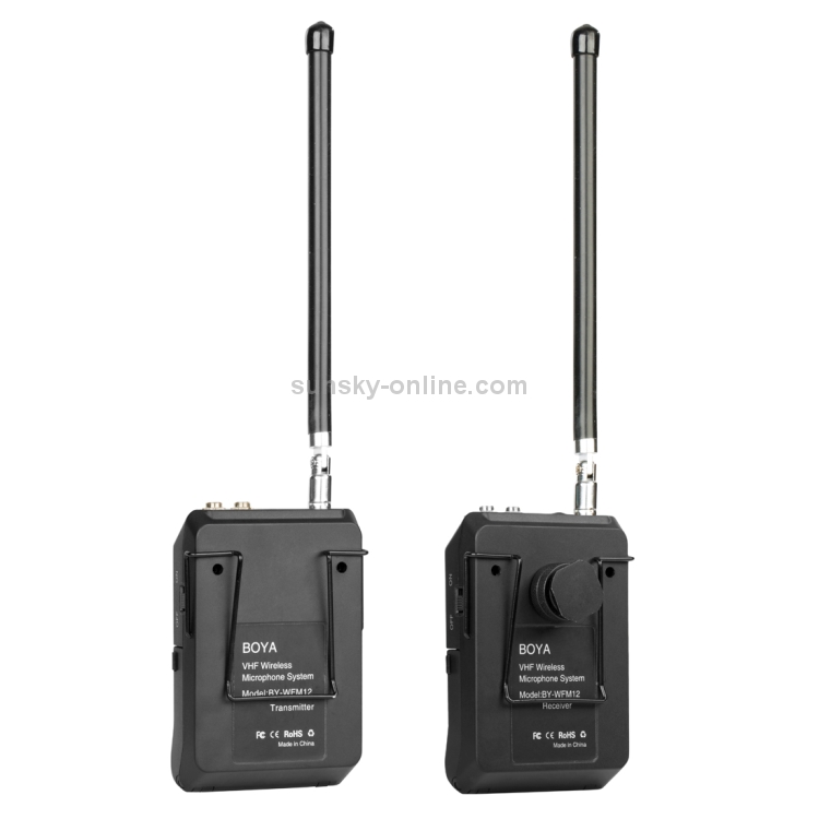 BOYA BYWFM12 VHF Wireless Microphone System with Transmitter and