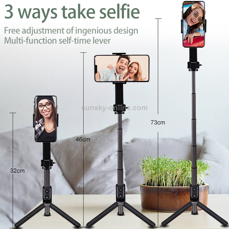 WiWU TGS-301 Tripod Gimbal Bluetooth Selfie Stick - 5