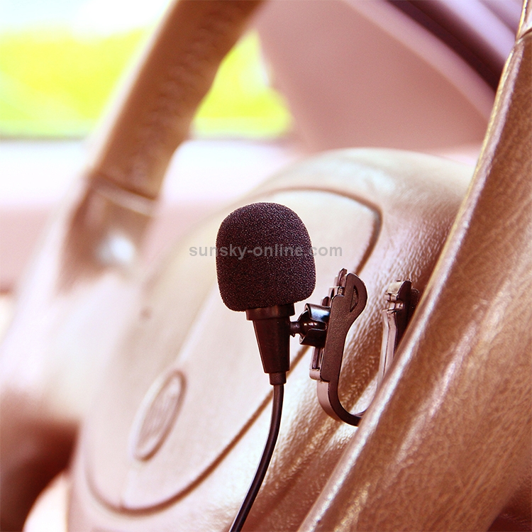 Microphone Audio de voiture, 3.5mm, Clip Jack, micro stéréo, Mini