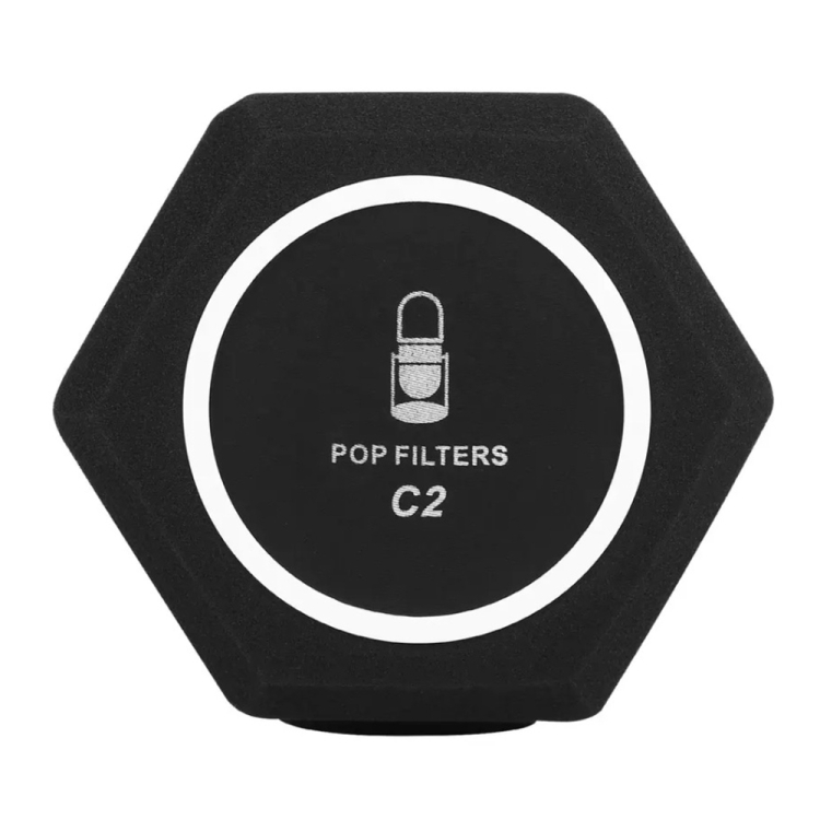 Bouclier d'isolation de Microphone avec Support de Micro et Filtre  Anti-Pop, Bouclier Sonore Pliable pour la Plupart des d'enregistrement de  Mic