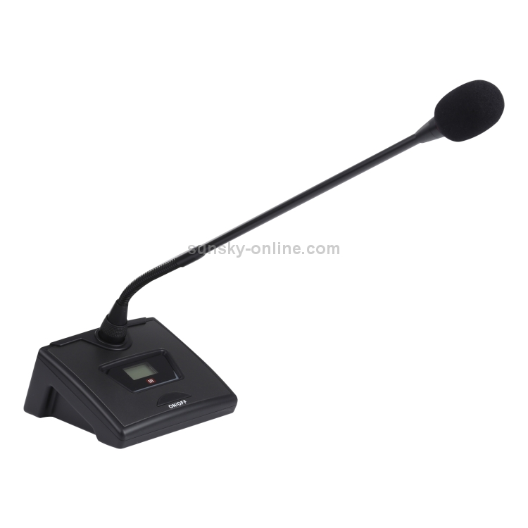 KVM K58 UHF Sistema de micrófonos inalámbricos de reunión profesional con 2 micrófono de escritorio, 1 a 2, enchufe de EE. UU. - 1