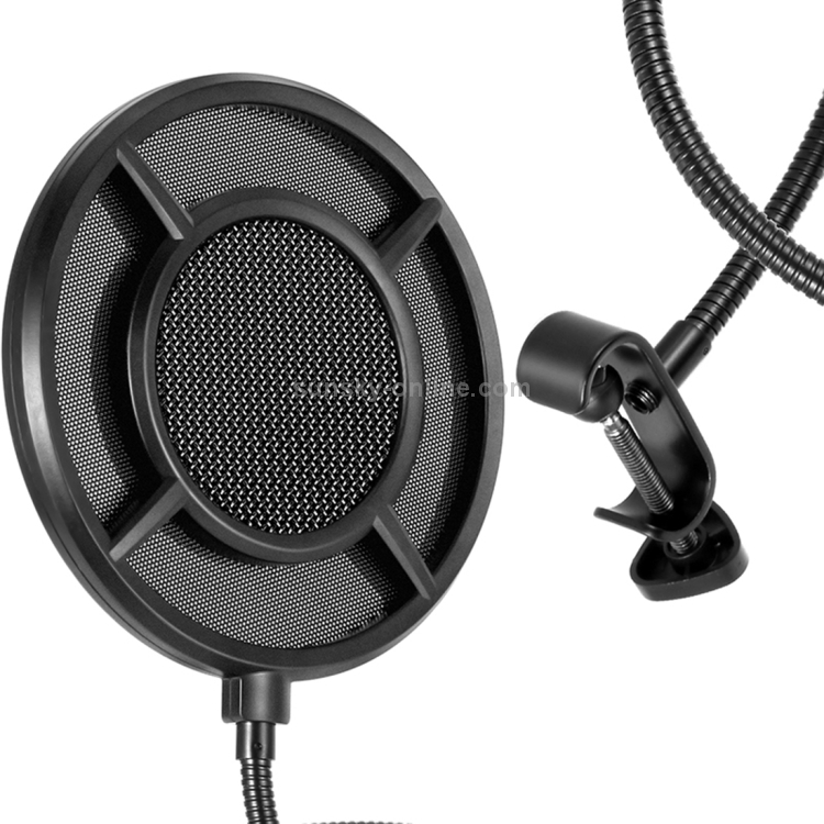 Studio Microphone Wind Screen for Recording and Broadcasting 6 inch NP-1 Upgrade Mugig Pop Filter Double Nylon layer with Mesh Metal Mezzanine