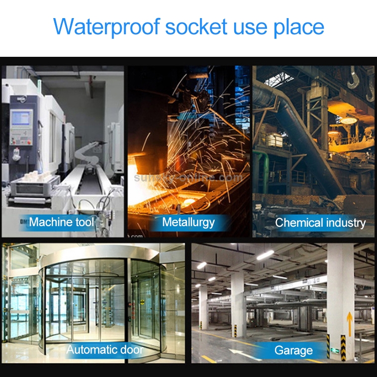 Quadruple Triple Hole 16A Industrial Chemical Industry Outdoor ...