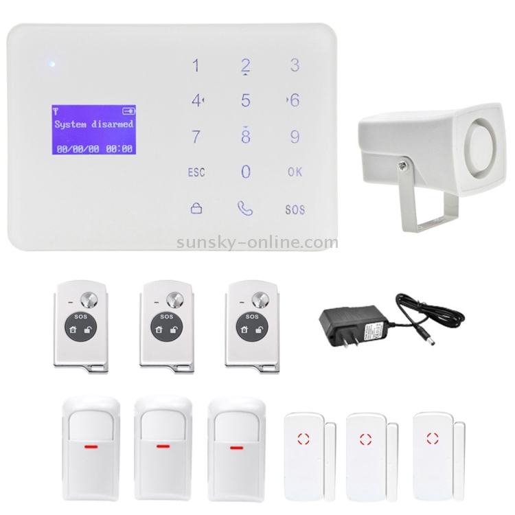 Kit Alarma Wifi+gsm Seguridad Inteligente Pantalla Táctil A7