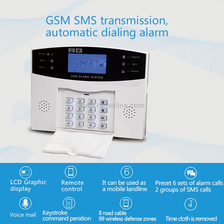 PG-505 Интеллектуальная Система Сигнализации GSM / SMS С.
