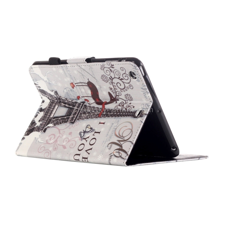 For iPad mini 1 / 2 / 3 Deer and Tower Pattern Horizontal Flip Leather Case with Holder & Card Slots & Wallet For iPad mini 1 / 2 / 3 Deer and Tower Pattern Horizontal Flip Leather Case with Holder & Card Slots & Wallet