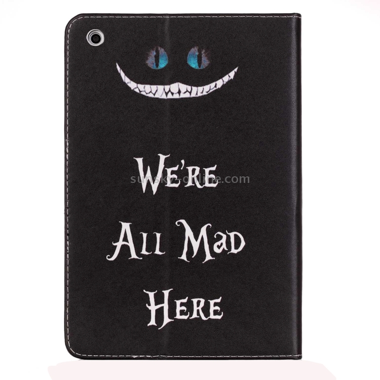 For iPad mini 1 / 2 / 3 Words Pattern Horizontal Flip Leather Case with Holder For iPad mini 1 / 2 / 3 Words Pattern Horizontal Flip Leather Case with Holder