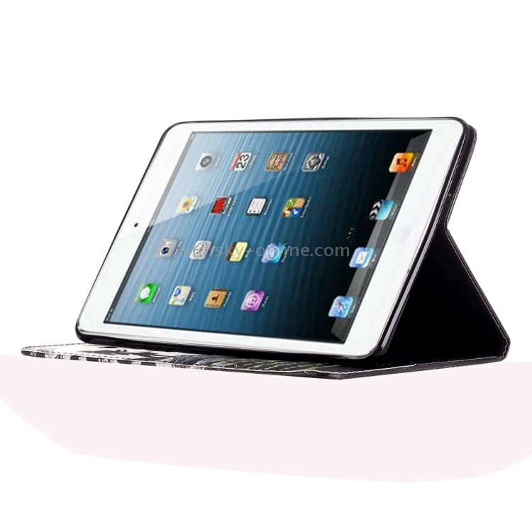 For iPad mini 1 / 2 / 3 Words Pattern Horizontal Flip Leather Case with Holder For iPad mini 1 / 2 / 3 Words Pattern Horizontal Flip Leather Case with Holder
