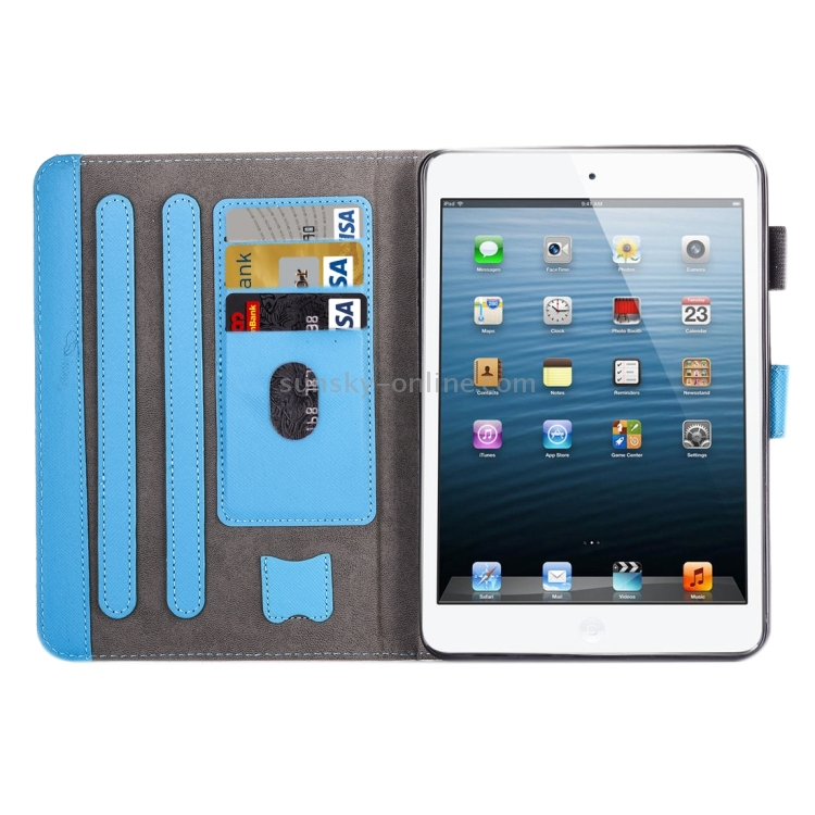 For iPad mini 4 / 3 / 2 / 1 Painting Butterfly and Owl Pattern Horizontal Flip Leather Case with Holder & Wallet & Card Slots & Pen Slot For iPad mini 4 / 3 / 2 / 1 Painting Butterfly and Owl Pattern Horizontal Flip Leather Case with Holder & Wallet & Card Slots & Pen Slot