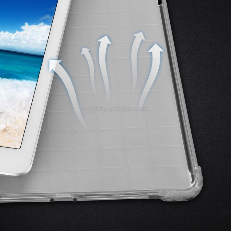 Transparent TPU Full Edge Thicken Corners Shockproof Soft Protective Case for iPad 9.7 (2018) / 9.7 (2017) / air / air2 Transparent TPU Full Edge Thicken Corners Shockproof Soft Protective Case for iPad 9.7 (2018) / 9.7 (2017) / air / air2