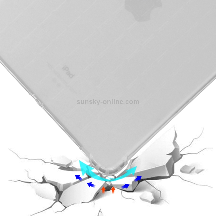 Transparent TPU Full Edge Thicken Corners Shockproof Soft Protective Case for iPad 9.7 (2018) / 9.7 (2017) / air / air2 Transparent TPU Full Edge Thicken Corners Shockproof Soft Protective Case for iPad 9.7 (2018) / 9.7 (2017) / air / air2