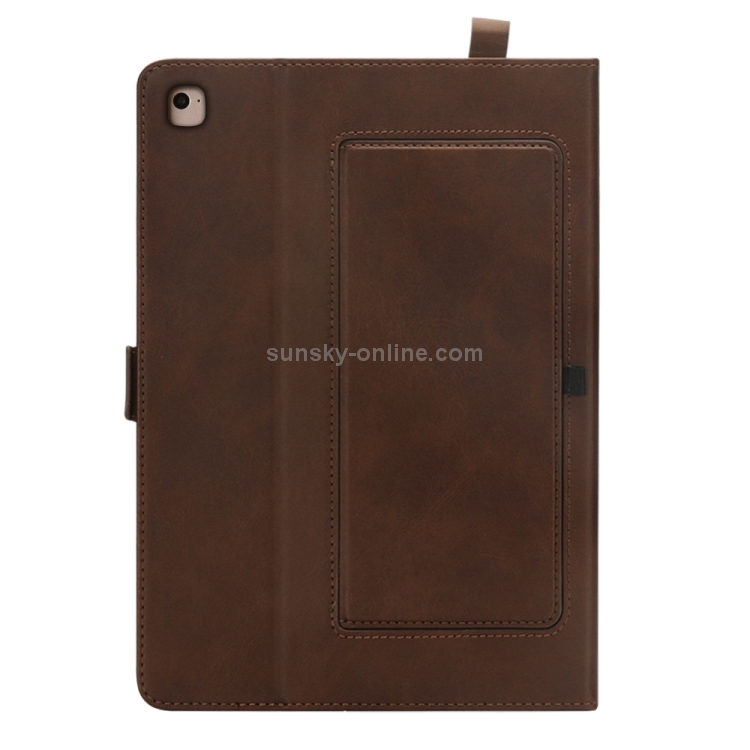 Horizontal Flip Double Holder Leather Case for iPad mini 4 & 3 & 2 & 1, with Card Slots & Photo Frame & Pen Slot (Dark Brown) Horizontal Flip Double Holder Leather Case for iPad mini 4 & 3 & 2 & 1, with Card Slots & Photo Frame & Pen Slot (Dark Brown)