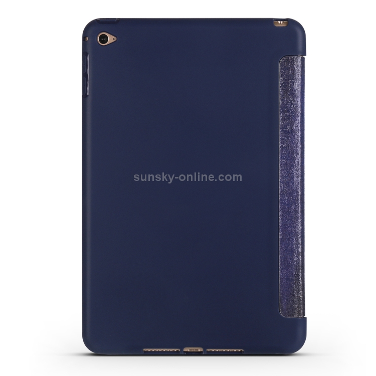 Blue Tree Pattern Horizontal Flip PU Leather Case for iPad mini 4, with Three-folding Holder & Honeycomb TPU Cover Blue Tree Pattern Horizontal Flip PU Leather Case for iPad mini 4, with Three-folding Holder & Honeycomb TPU Cover