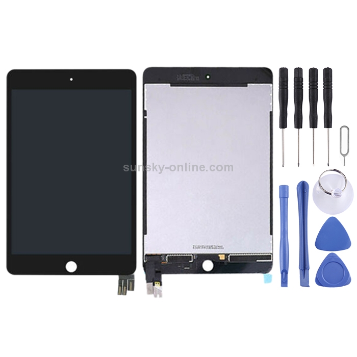 Pantalla LCD OEM para iPad Mini 5 (2019) / A2124 / A2126 / A2133 con ensamblaje completo de digitalizador (negro) - 1