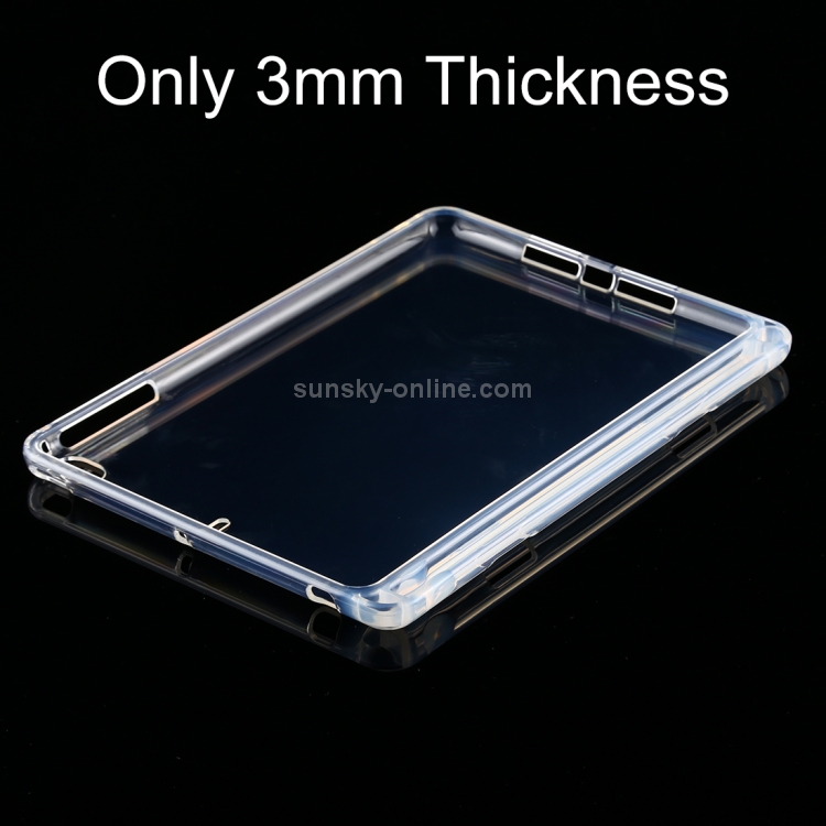 For iPad Mini (2019) / 4 / 3 / 2 / 1 3mm Shockproof Transparent Protective Case with Pen Slot For iPad Mini (2019) / 4 / 3 / 2 / 1 3mm Shockproof Transparent Protective Case with Pen Slot