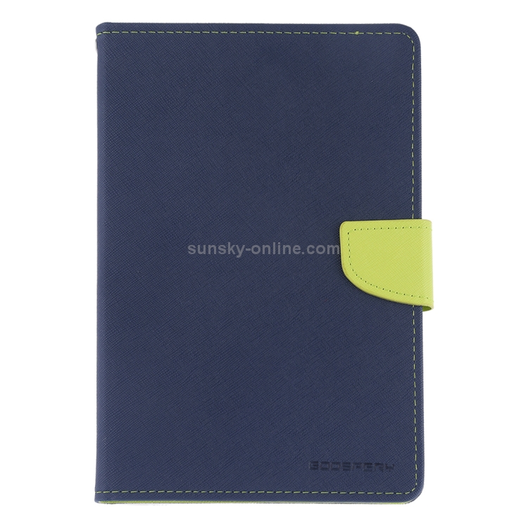 GOOSPERY FANCY DIARY Horizontal Flip Leather Case for iPad Mini (2019), with Holder & Card Slots & Wallet (Blue) GOOSPERY FANCY DIARY Horizontal Flip Leather Case for iPad Mini (2019), with Holder & Card Slots & Wallet (Blue)